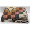 Image 1 : COUNTRY STAR FULL SIZE PATCHWORK QUILT APPROX