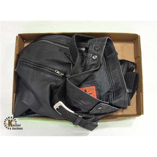BIKESTAR LEATHER MOTORCYCLE RIDING PANTS 40