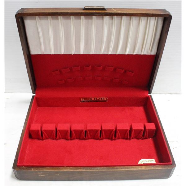 EMPTY VINTAGE FLATWARE ONEIDA TUDOR PLATE BOX