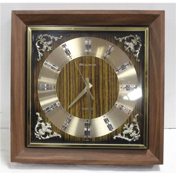 BULOVA WALL CLOCK