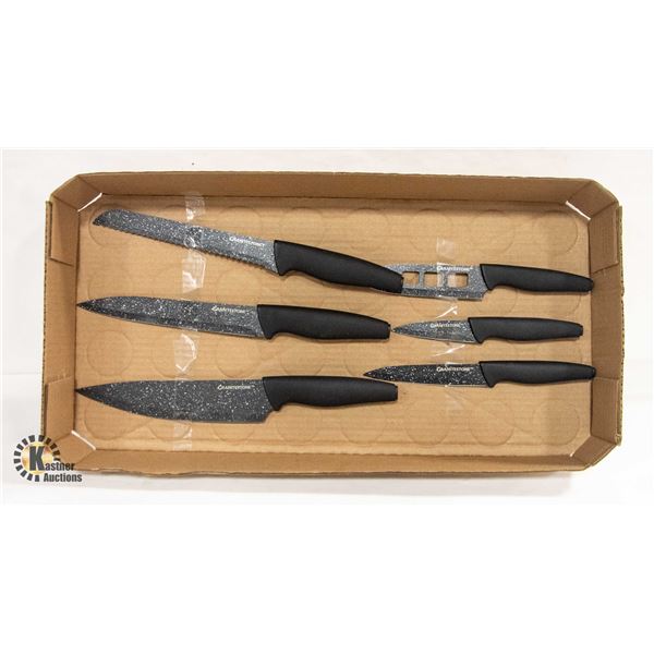 6-PIECE SET OF GRANITESTONE KNIFE SET