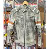 Image 1 : FAUX LEATHER MOTORCYCLE RIDING JACKET XL