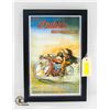 Image 1 : FRAMED 1914 INDIAN MOTORCYCLE AD (COPY)