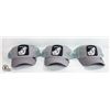 Image 1 : FLAT W/3 NEW BASEBALL CAPS LONE WOLVES