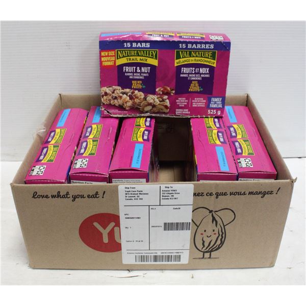 (6) NATURE VALLEY FRUIT & NUT FAMILY PACK