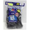 Image 1 : BLACK CREW SOCKS 12-16 SIZE 6-PACK FRUIT OF