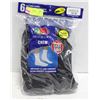 Image 1 : BLACK CREW SOCKS 12-16 SIZE 6-PACK FRUIT OF