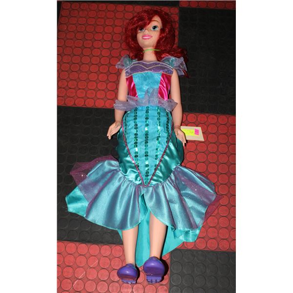 TALL DISNEY "ARIEL BARBIE" DOLL WITH SHOES