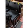 Image 1 : STACK OF 8 STACKING CHAIRS