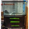 Image 1 : 90 GALLON FISH TANK W STAND & LIGHTS