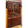 Image 1 : 1940’S 3-DRAWER MAHOGANY CHINA CABINET