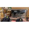 Image 1 : LARGE FRAMED MIRROR (FRAME IS CHIPPED)