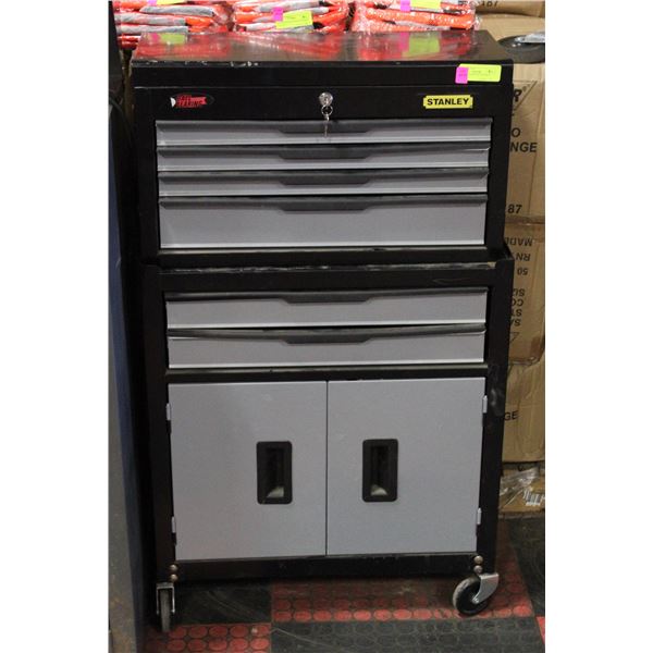 STANLEY STAND UP TOOL BOX WITH KEYS