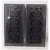 Image 1 : 2 DCOR GRATES 4X10 INCHES LOW PROFILE FLOOR