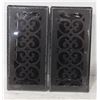 Image 1 : 2 DECOR GRATES 4X10 INCHES LOW PROFILE FLOOR