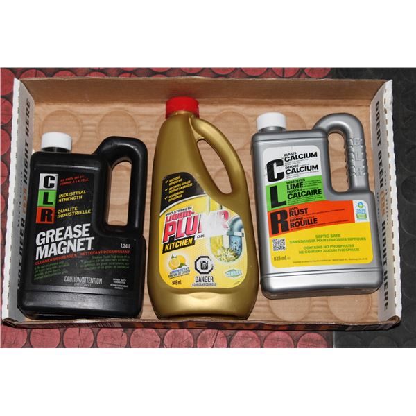 FLAT OF CLR AND DRAINO