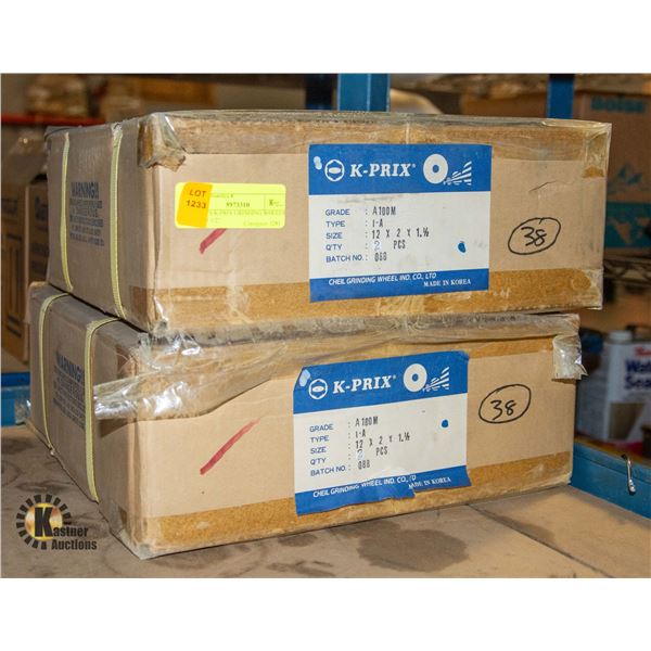2 BOXES K-PRIX GRINDING WHEELS 12X2X1 1/2"