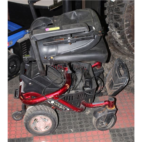 GOLDEN TECHNOLOGY POWER WHEELCHAIR WITH CHARGER
