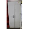Image 1 : WHITE ENCLOSED PANTRY CABINET H-59.75" W-12.5"