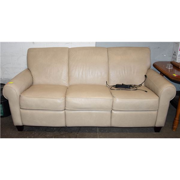LEATHERETTE ELECTRIC RECLINER 81" X 39" X 39"