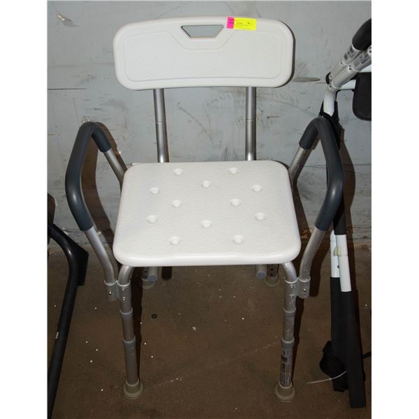 SHOWER ASSIST SEAT ASSEMBLED NO BOX ONLY USED ONCE