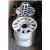 Image 1 : USED SET OF 4 GMC 8 BOLT 17" RIMS WITH CAPS
