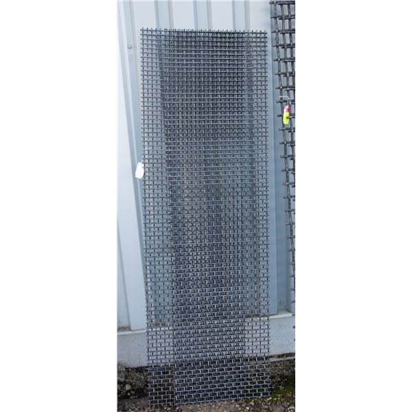SET OF TWO 60" X 16.5" HIGH CARBON STEEL SCREENS