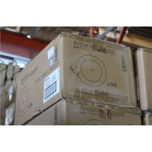 NEW CASE WITH 36 X 7 INCH BRIGHT WHITE PLATE (LH)