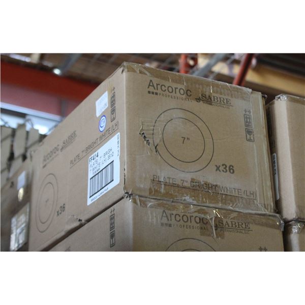 NEW CASE WITH 36 X 7 INCH BRIGHT WHITE PLATE (LH)