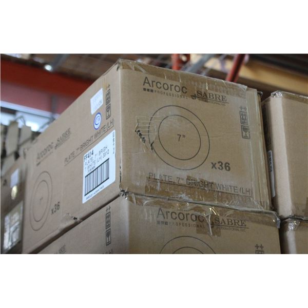 NEW CASE WITH 36 X 7 INCH BRIGHT WHITE PLATE (LH)