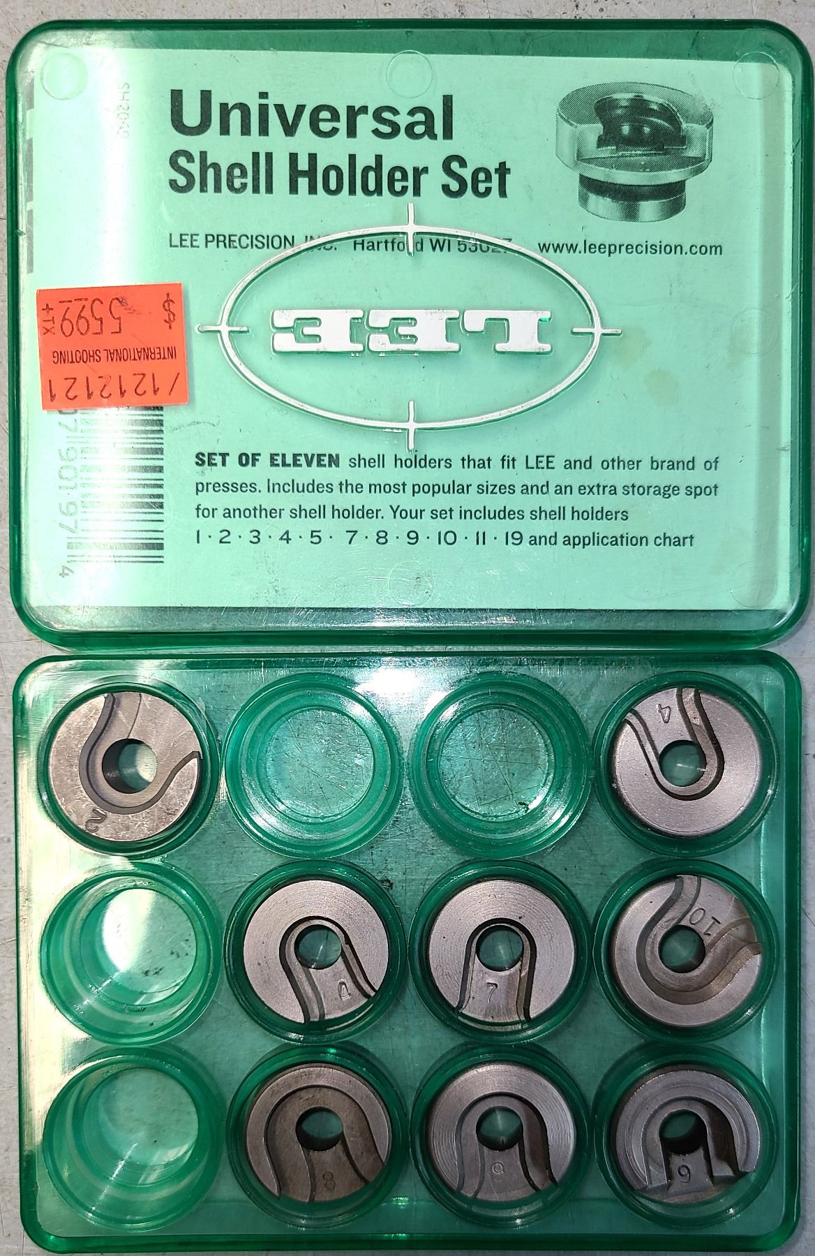 Lee Shell Holder Set - 8 Holders
