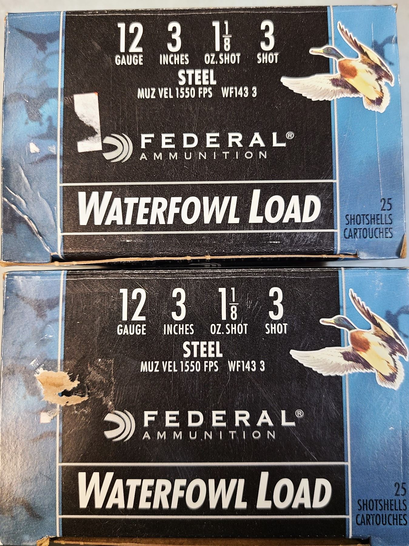12 ga Federal Waterfowl #3 3in Shotgun Shells - 50 rds