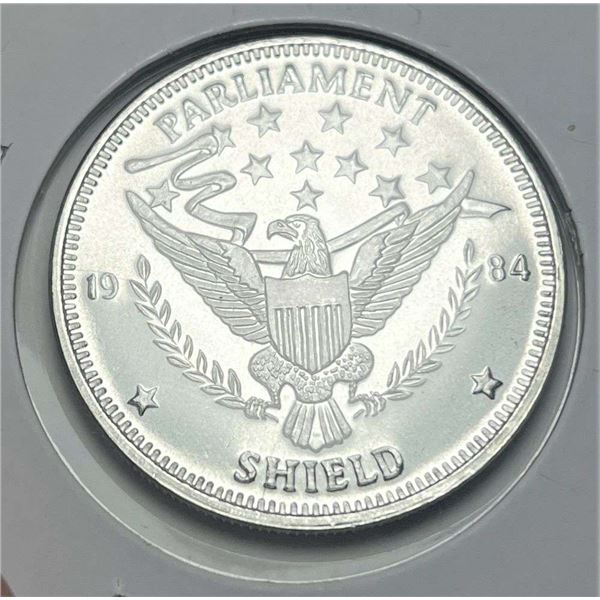 1984 Parliament Shield 1 ozt .999 Silver