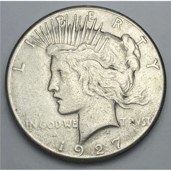 1927 Peace Silver Dollar VF