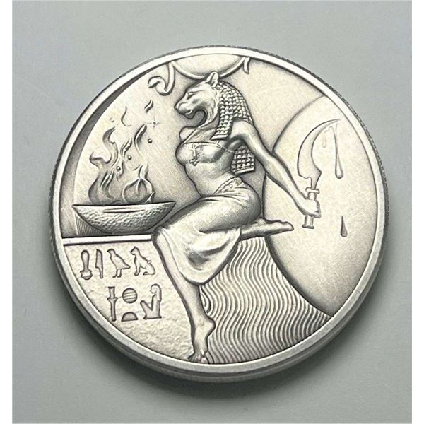 Egyptian God Series Sekhmet 2 ozt .999 Silver