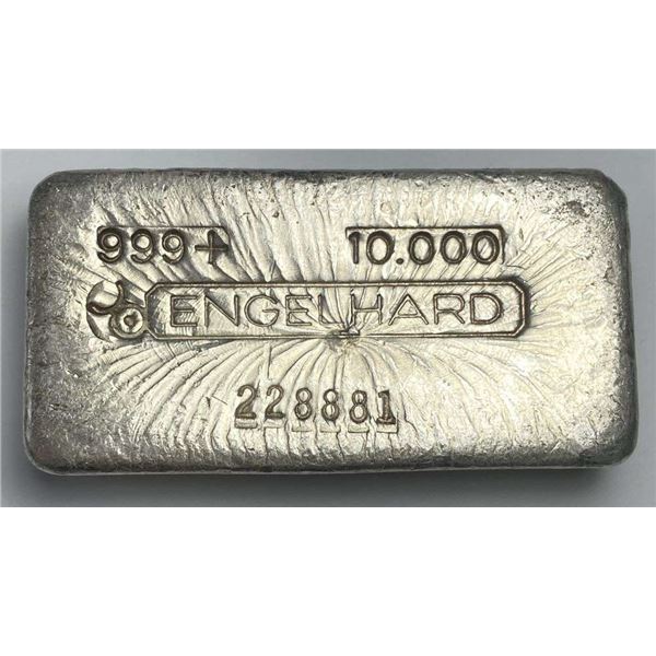 Engelhard 10 ozt .999 Silver Bar