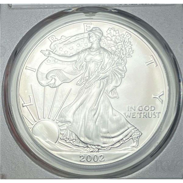 2002 American Silver Eagle PCGS MS69