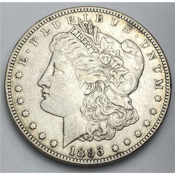1893 Morgan Silver Dollar VF