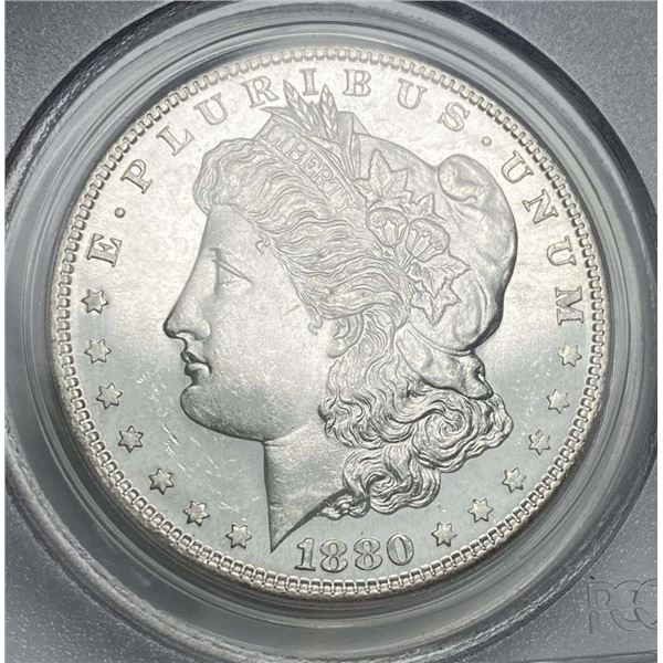 1880-S Morgan Silver Dollar PCGS MS64