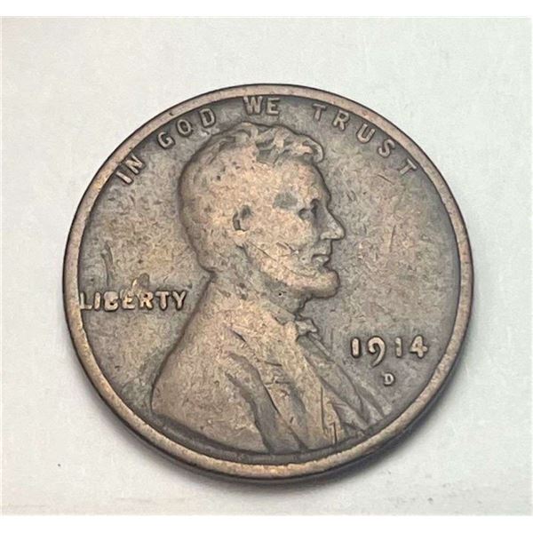 1914-D Lincoln Cent Good