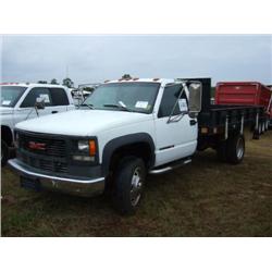 1997 GMC 3500 FLATBED TRUCK