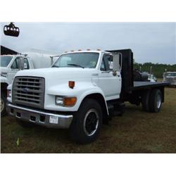 1995 FORD F800 S/A FLATBED