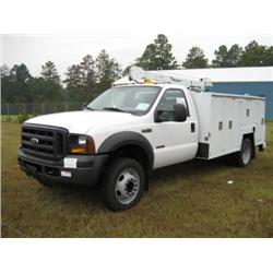 (UNUSED) 2007 FORD F550 4X4 SUPER DUTY SERVICE TRUCK