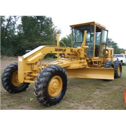 CAT 140G MOTOR GRADER S/N 72V3956 14' HYD MOLDBOARD W/TIP CONTROL