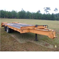 1980 FEREE 15 TON DUAL TANDEM TAG TRAILER