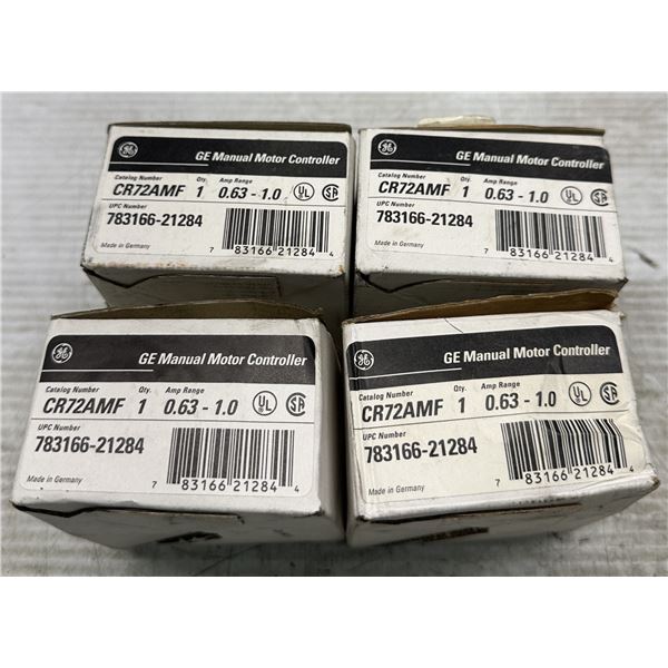 (4) GE #783166-21284/CR72AMF Manual Motor Controllers