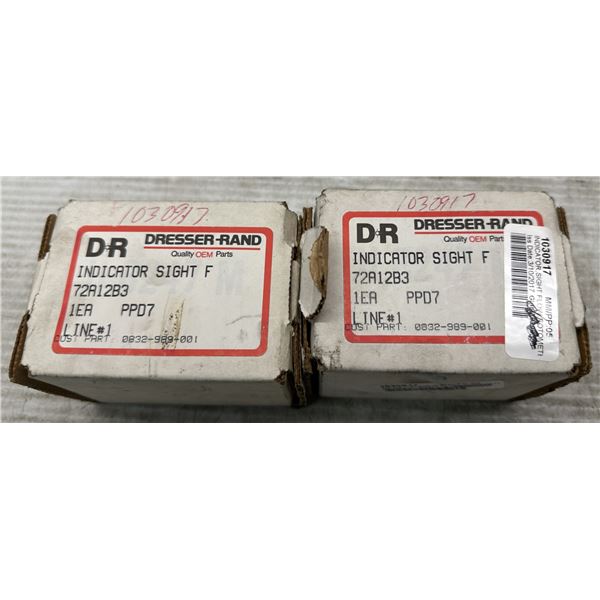 (2) Dresser-Rand #VISI-FLO 1431-1/2" Sight Flow Indicators