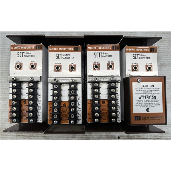 (4) Moore Industries SCT Signal Converters