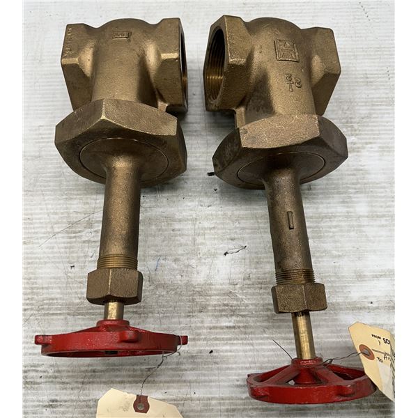 (2) Misc. Shut Off Valves 2-1/2"