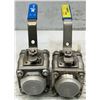 Image 1 : (2) MCF #S RS 66 TF T Size 2" Ball Valves
